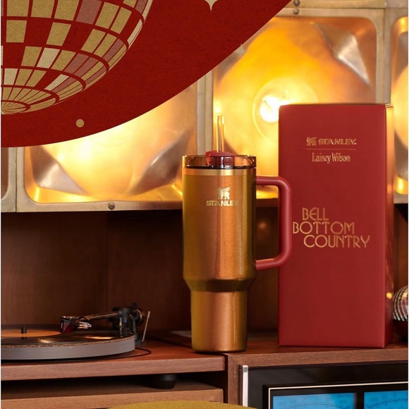 NWT Stanley X Lainey Wilson Country Gold Tumbler - Picture 5 of 5